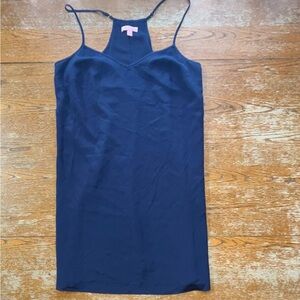 Lilly Pulitzer Dusk Silk Slip Dress in True Navy Size Small